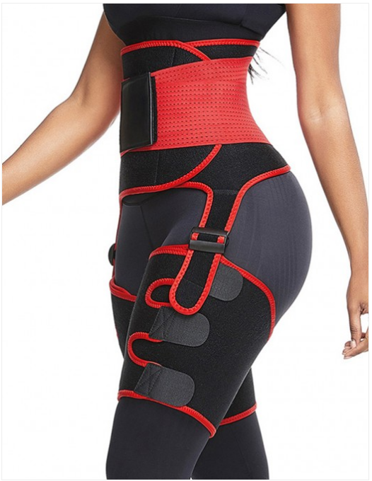 Sports Waist Belt Adjustable One-piece Girdle Leg Straps