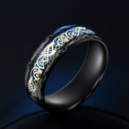 Stainless Steel Wedding Band Dragon Ring