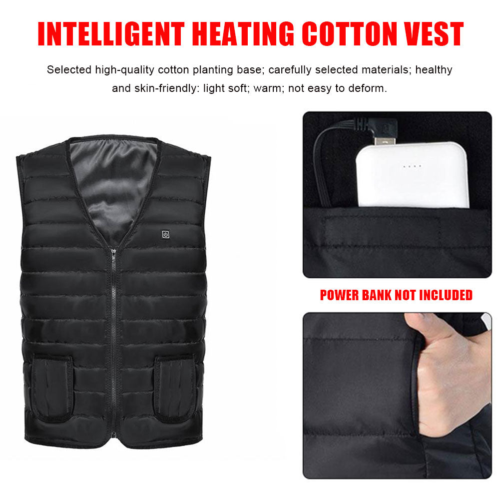 Unisex Smart Heating  Winter Warm Jacket