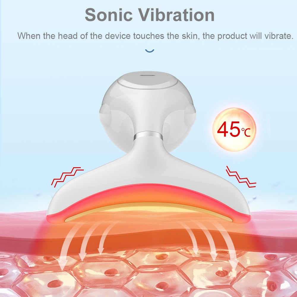 Anti Wrinkle Face Massager Neck Beauty Device