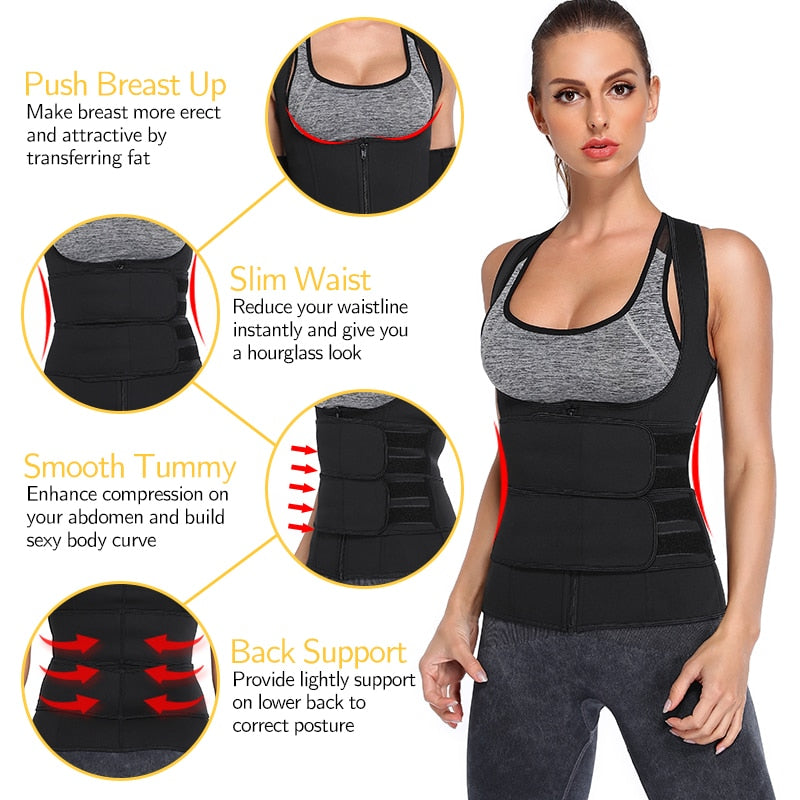 Women Waist Trainer Vest Weight Loss Shapewear