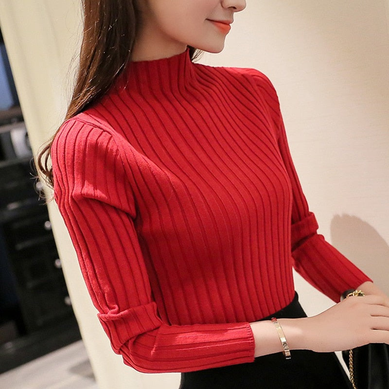 Women's Slim Knit Winter Sweaters