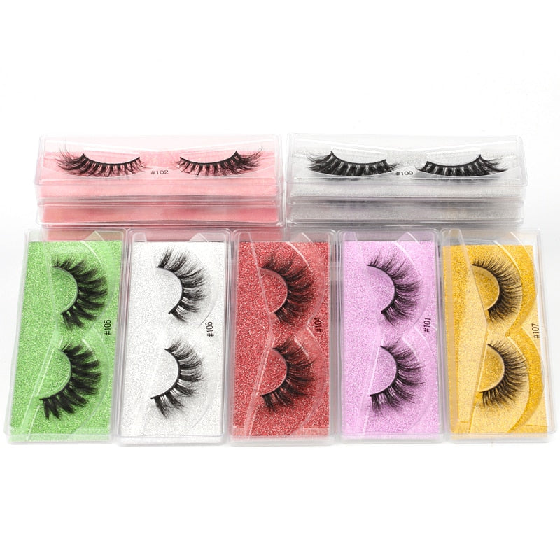 Mink Eyelashes Makeup False Lashes