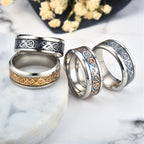 Stainless Steel Wedding Band Dragon Ring