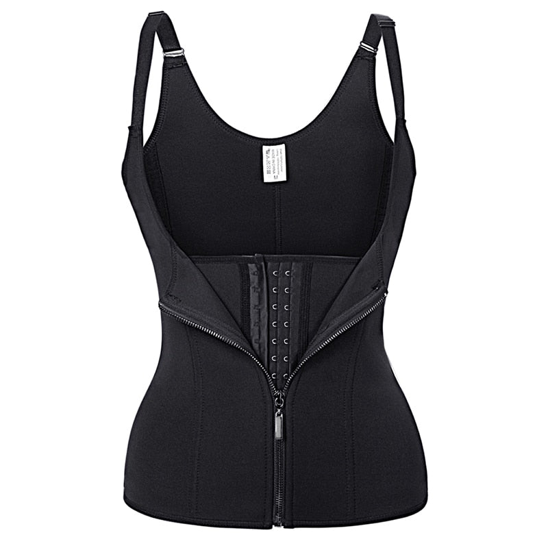 Women's Waist Trainer Corset Zipper Vest