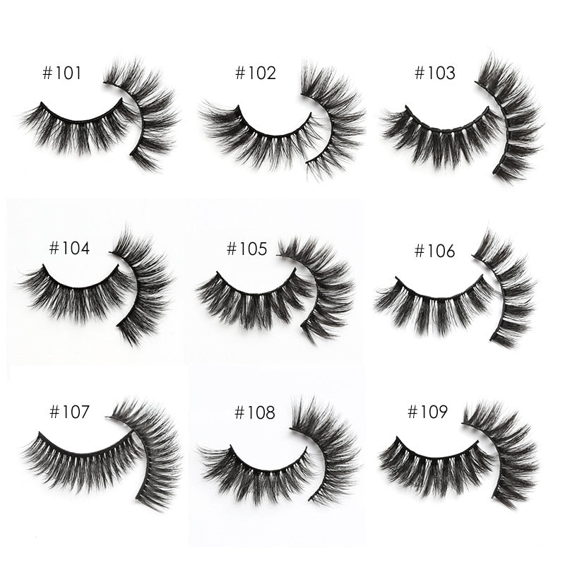 Mink Eyelashes Makeup False Lashes