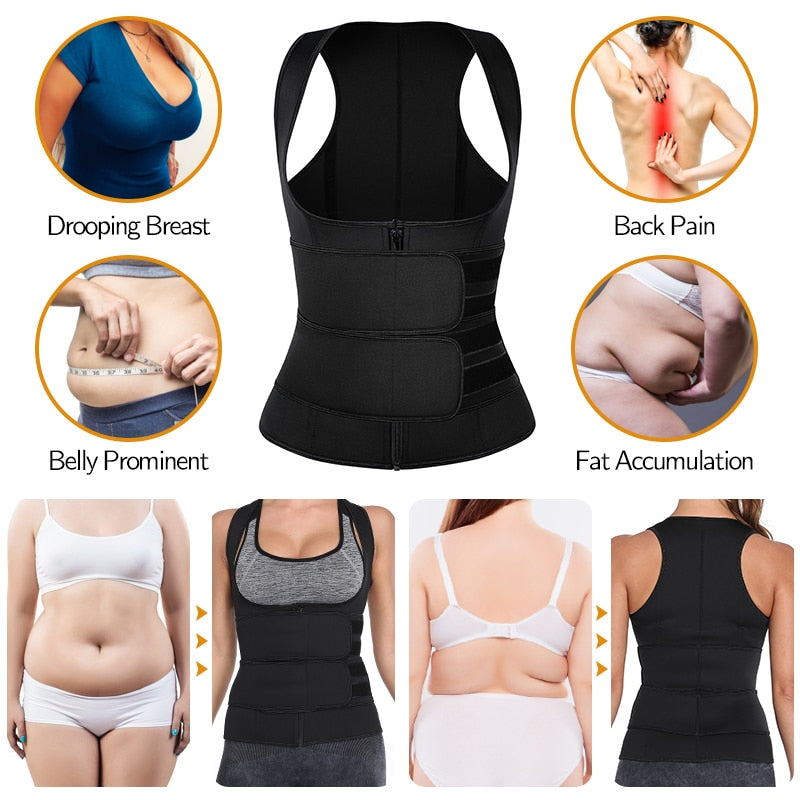 Women Waist Trainer Vest Weight Loss Shapewear