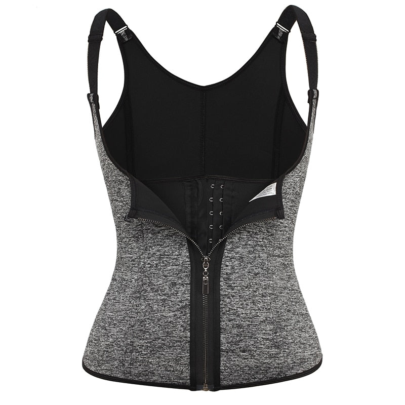 Women's Waist Trainer Corset Zipper Vest
