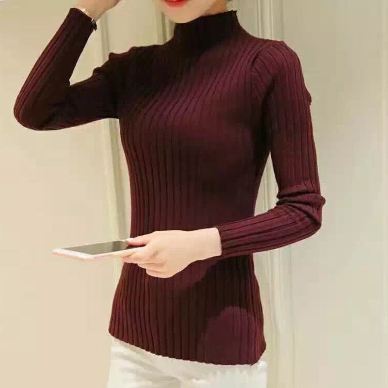 Women's Slim Knit Winter Sweaters