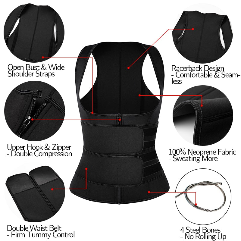 Women Waist Trainer Vest Weight Loss Shapewear