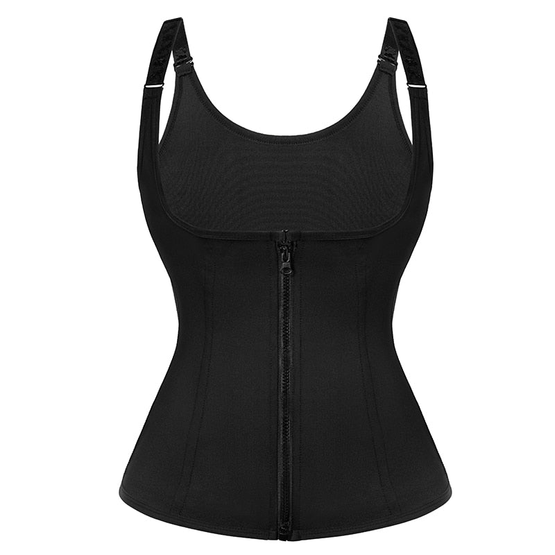 Women's Waist Trainer Corset Zipper Vest