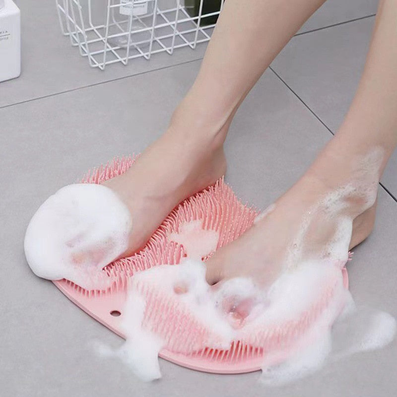 Silicone Back Scrubber Shower Massage Brush
