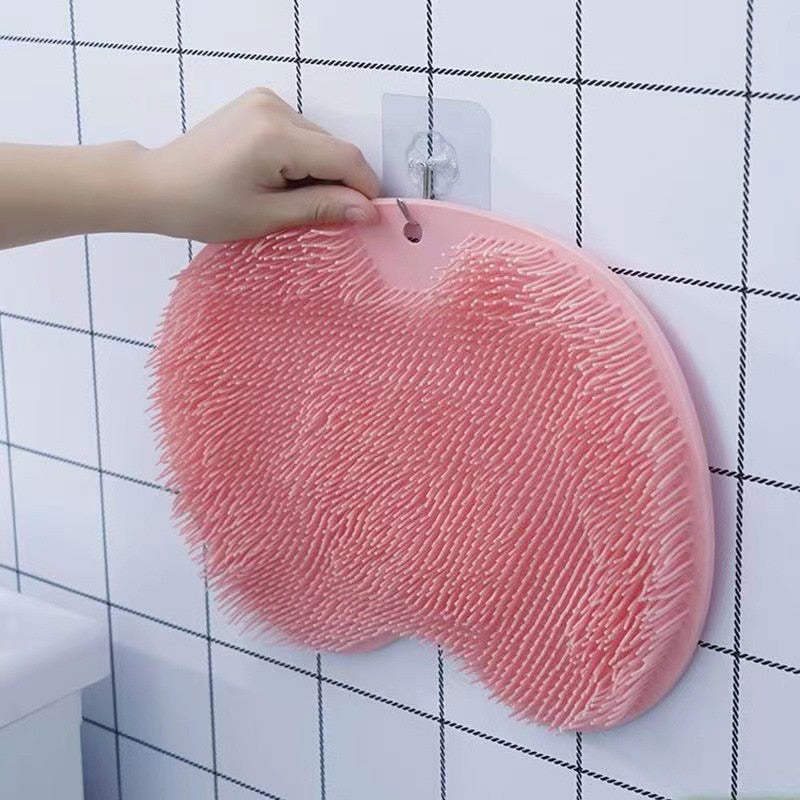 Silicone Back Scrubber Shower Massage Brush