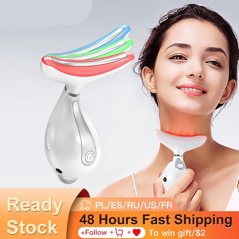 Anti Wrinkle Face Massager Neck Beauty Device